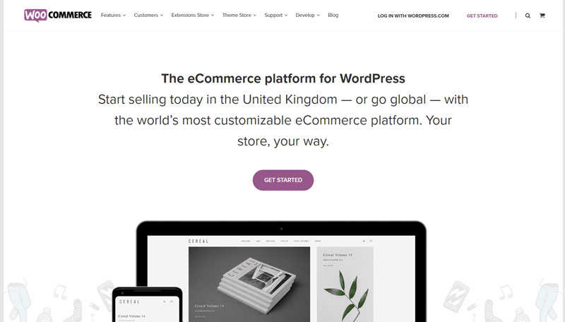 WooCommerce Homepage