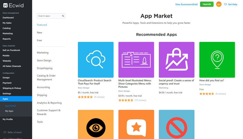 Ecwid App Market