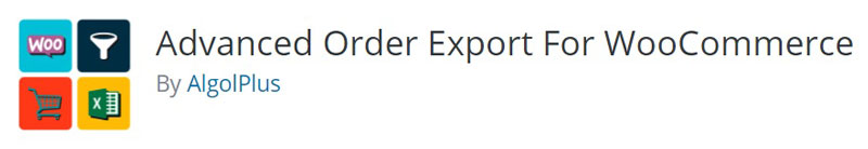 Advanced Order Export