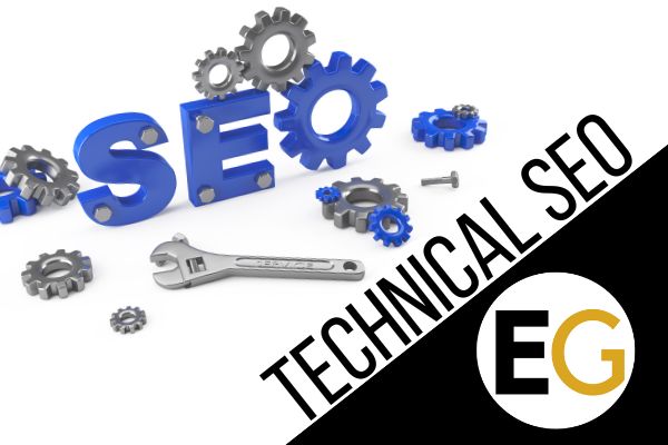 SEO letters with cogs and spanner for Technical SEO