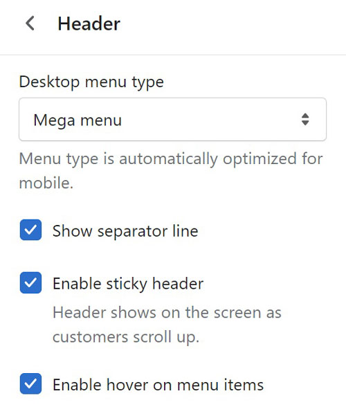 Shopify Menu Hover Customizer