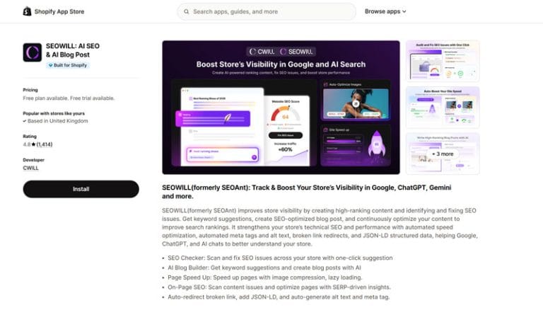 The 7 Best Shopify SEO Apps 2026 (Tried & Tested) - EcommerceGold